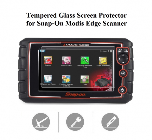 Tempered Glass Screen Protector for Snap-on Modis Edge EEMS341 - Click Image to Close